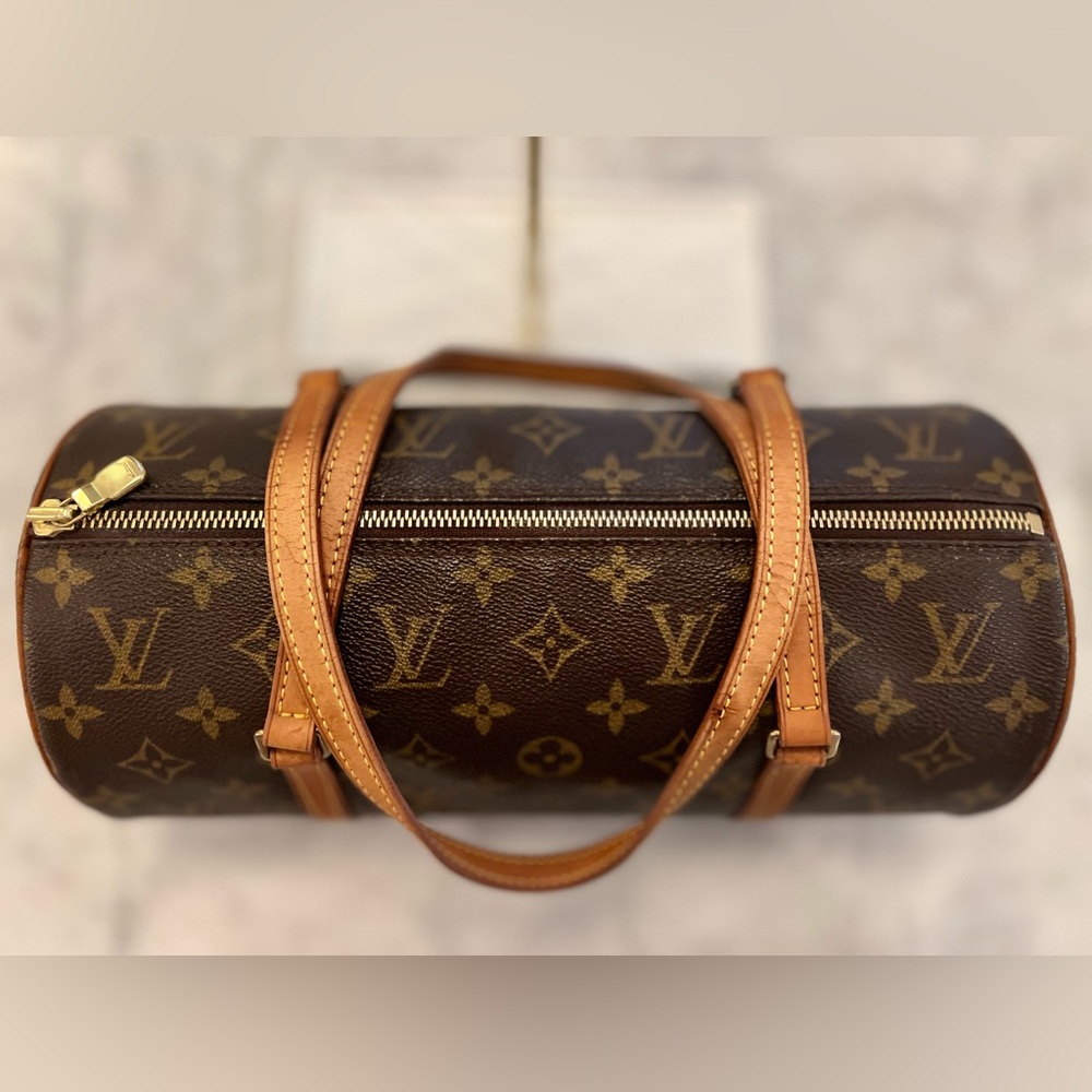 LOUIS VUITTON Monogram Canvas Papillon 30 Top Handle Bag - Picture 5 of 14